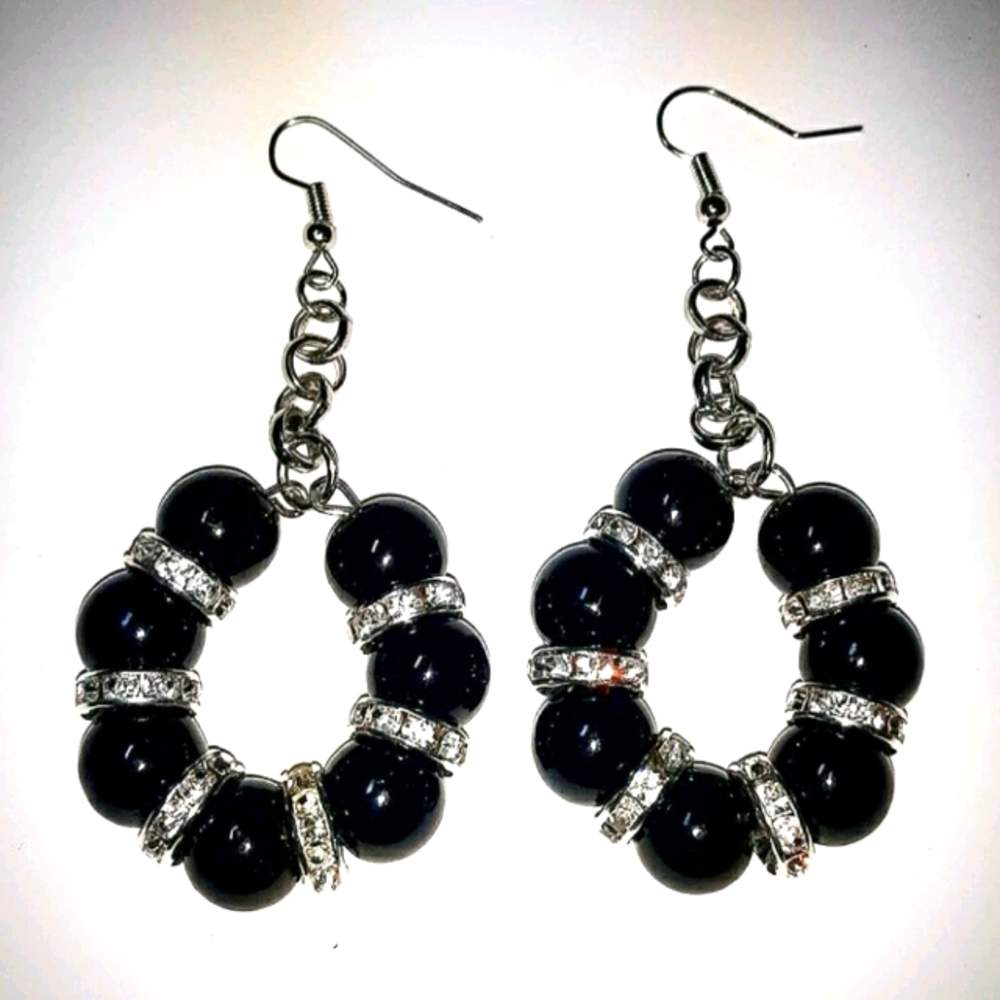 BLACK ONYX EARRINGS